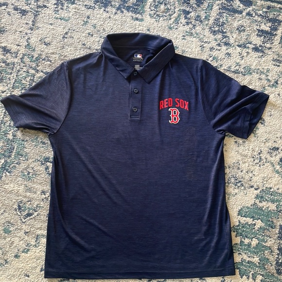 NWOT BOSTON RED SOX POLO SHIRT GENUINE BLUE polo L - Picture 3 of 7